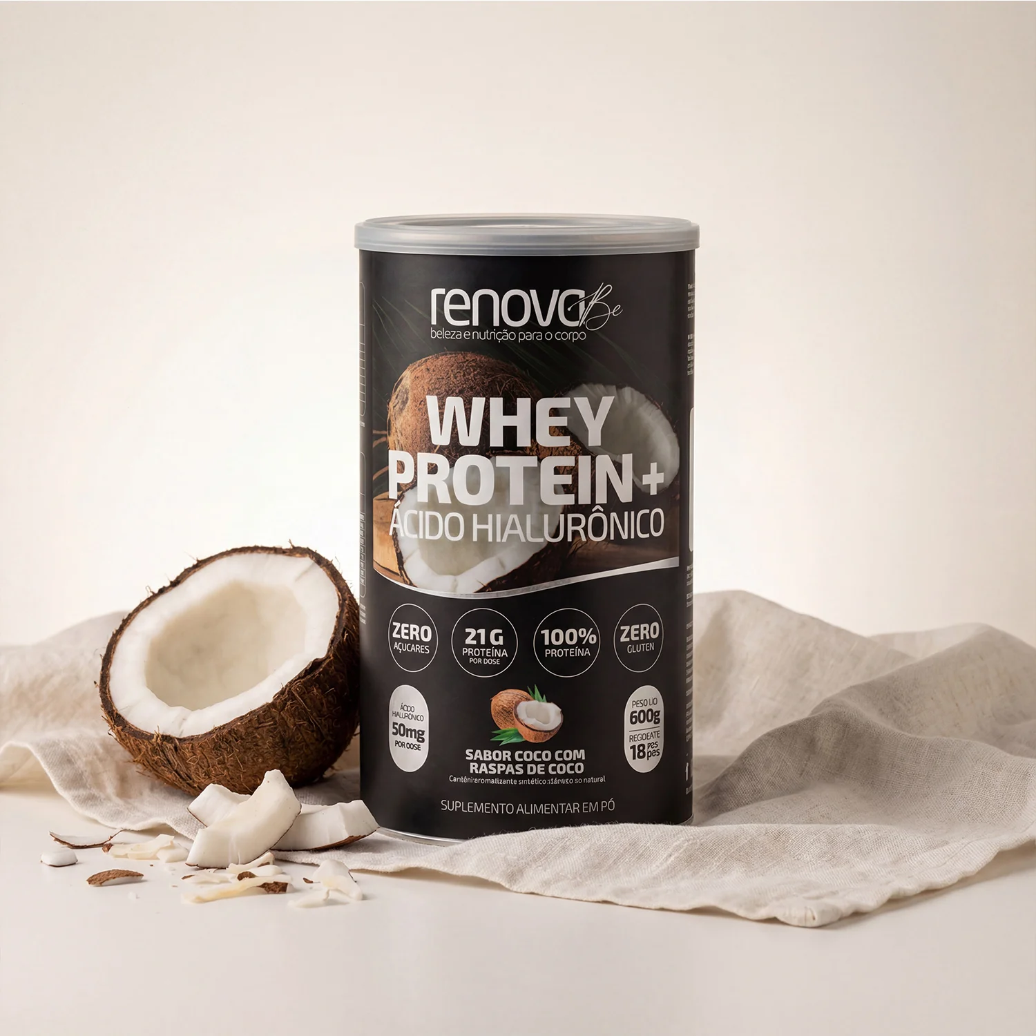 Whey Protein e Ácido Hialurônico - Coco - Image 4